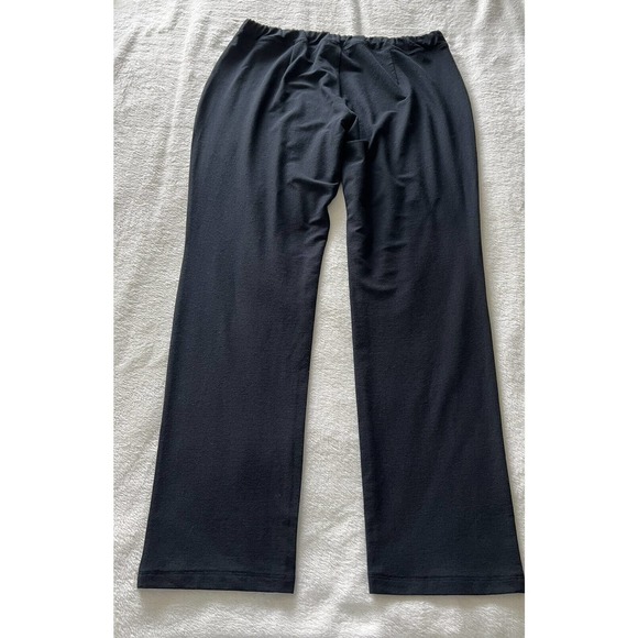 NWT $89 Coldwater Creek Sz 14 Black Pull On Casual Rayon Stretch Slim Leg Pants - Picture 6 of 12
